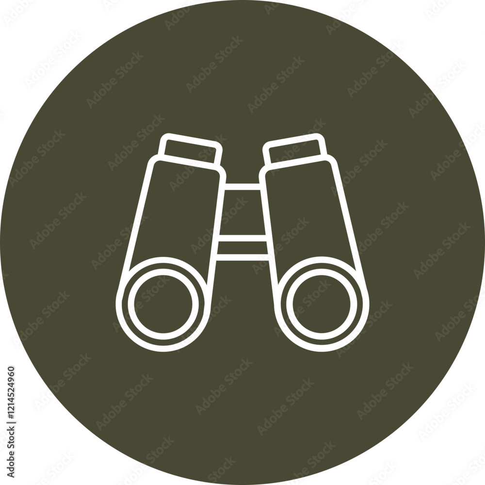 Binoculars Vector Icon Design Binoculars Vector Icon Design