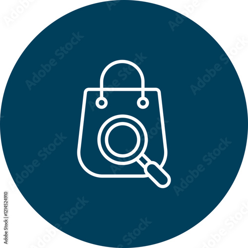 Shopping Bag Vector Icon Design