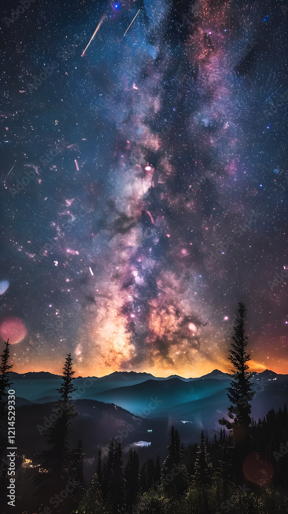 Cosmic Symphony: A Mesmerizing Ballet of Stars, Nebulas, and Galaxies in the Night Sky Cosmic Symphony: A Mesmerizing Ballet of Stars, Nebulas, and Galaxies in the Night Sky