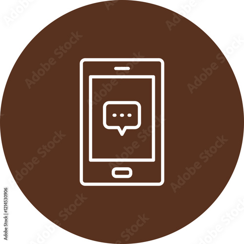 Messaging App Vector Icon Design