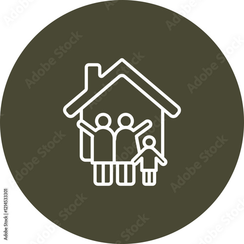 Relatives Vector Icon Design