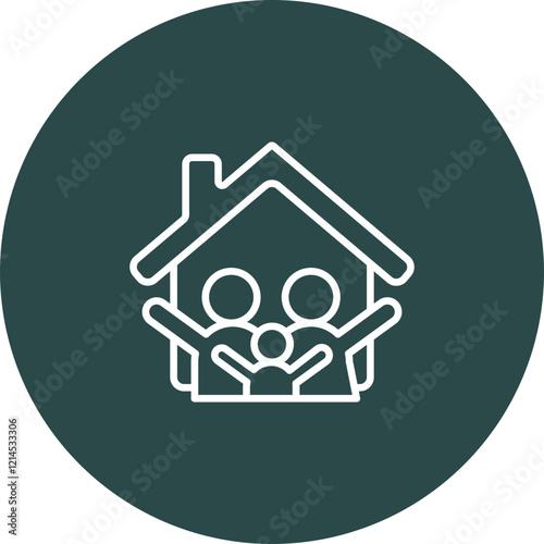 Domestic Life Vector Icon Design