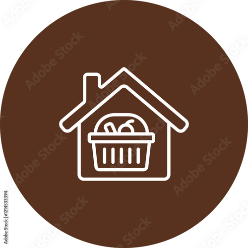 Picnic Vector Icon Design