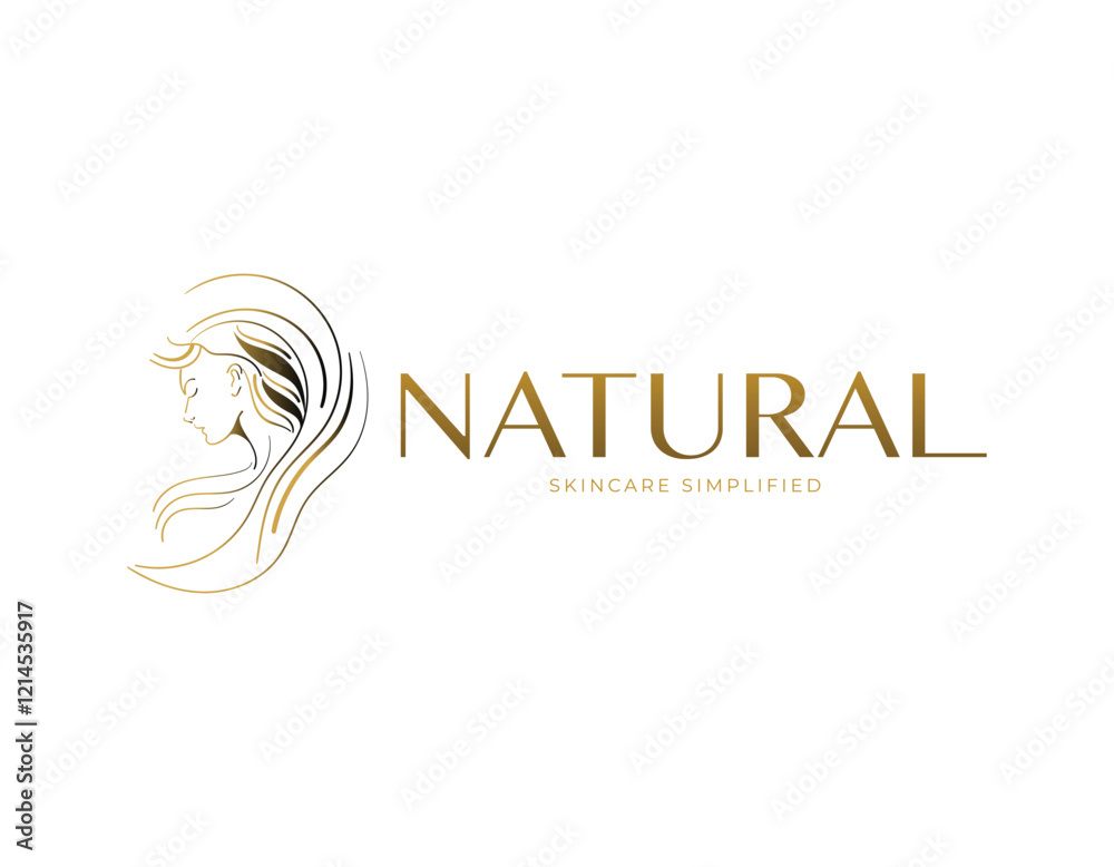 Skin Care Hair Beauty Business Logo Design Template Skin Care Hair Beauty Business Logo Design Template