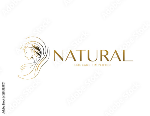 Skin Care Hair Beauty Business Logo Design Template