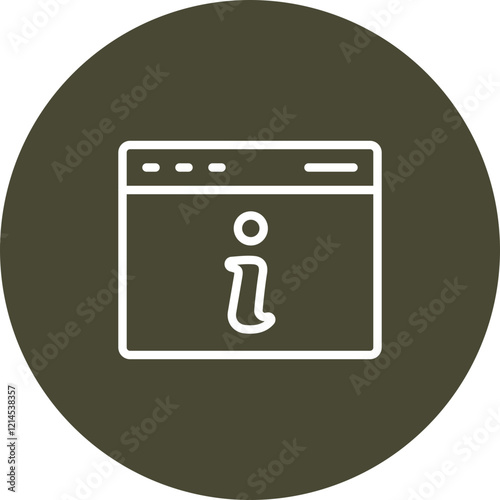 Tooltip Vector Icon Design