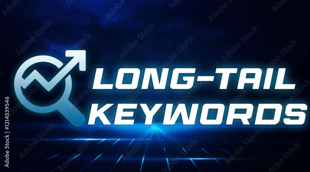 Fototapeta premium Mastering Long-Tail Keywords A Strategy for Effective SEO and Audience Engagement