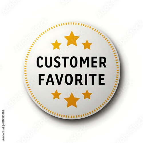 customer favourite icon badge