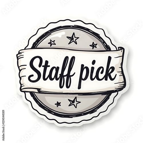 staff pick icon badge for featured favorites