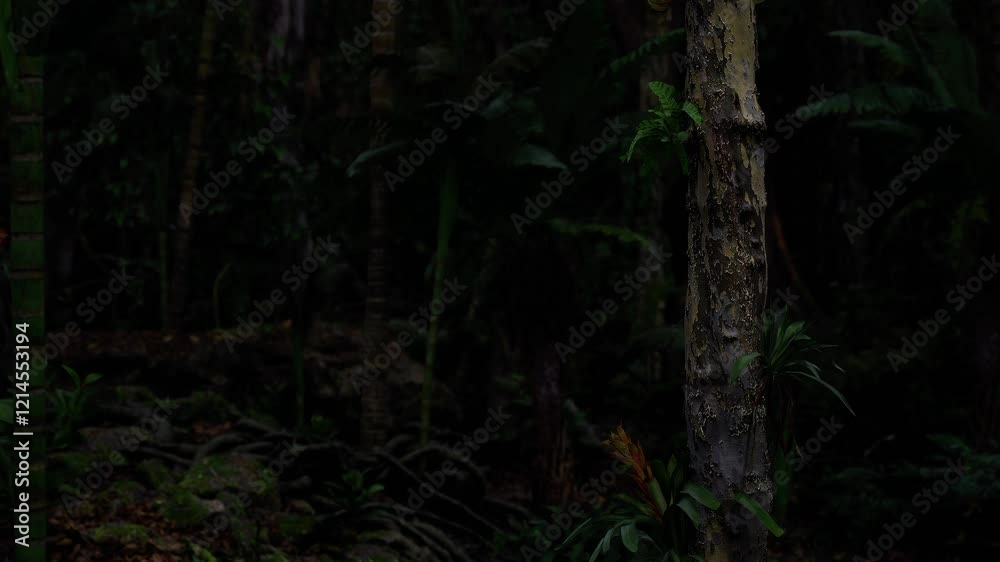 A dense forest shrouded in darkness features tall trees and subtle hints of greenery. The atmosphere is quiet, with shadows playing along the forest floor, creating an enchanting experience. A dense forest shrouded in darkness features tall trees and subtle hints of greenery. The atmosphere is quiet, with shadows playing along the forest floor, creating an enchanting experience.