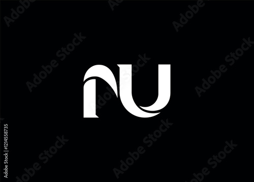 NU Logo Design Creative and Modern Logo Design
