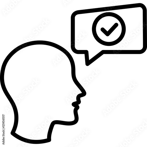 Pronunciation line icon