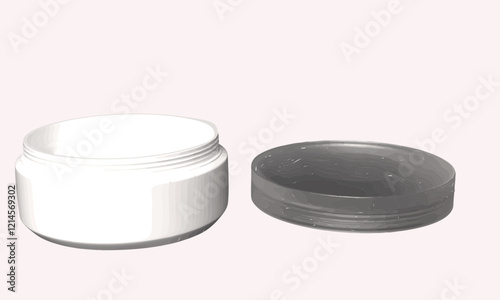 cosmetic cream container