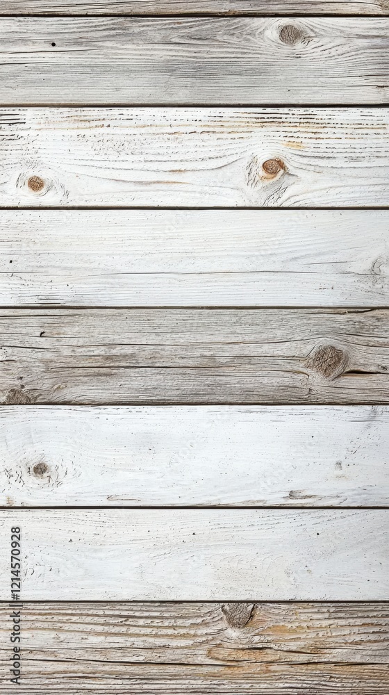 Naklejka premium Rustic wooden planks with faded paint and natural imperfections