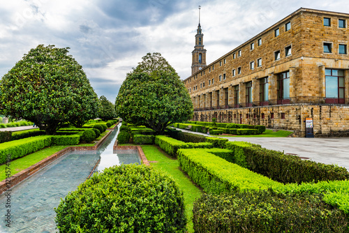 The city of Gijon and its beautiful port photo