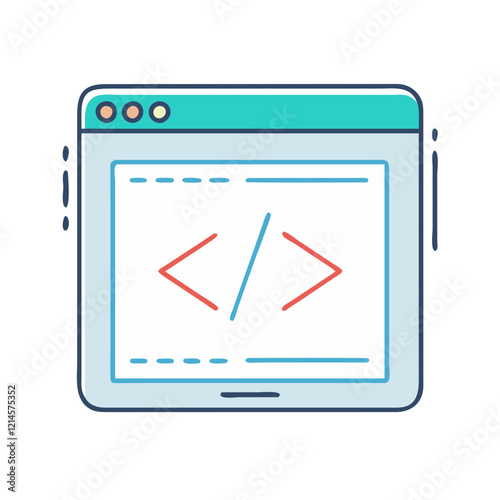 code snippet icon, code snippet vector illustration-simple illustration of code snippet, perfect for code snippet logos and icons