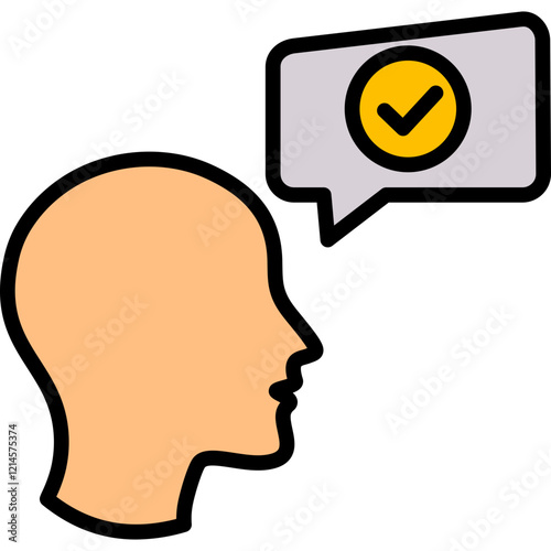 Pronunciation lineal color icon