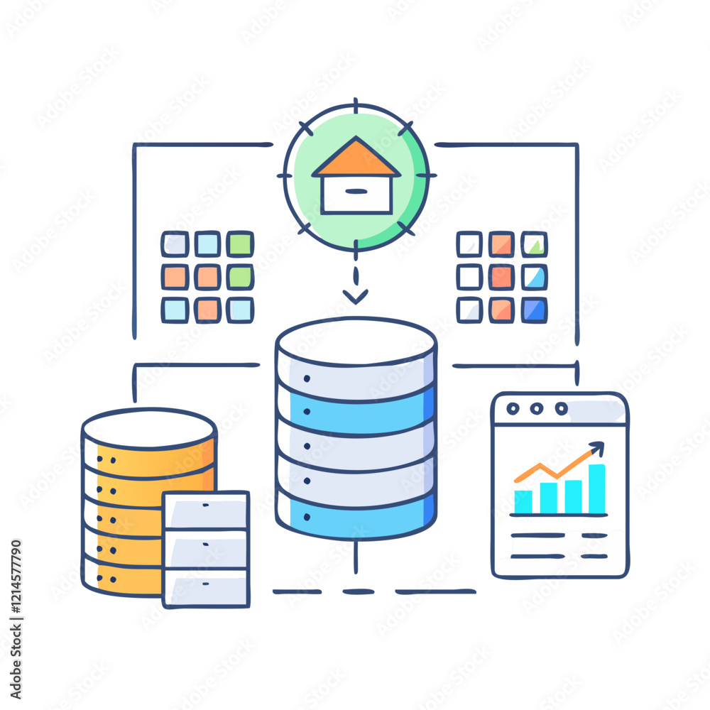 data warehouse icon, data warehouse vector illustration-simple illustration of data warehouse, perfect for data warehouse logos and icons data warehouse icon, data warehouse vector illustration-simple illustration of data warehouse, perfect for data warehouse logos and icons