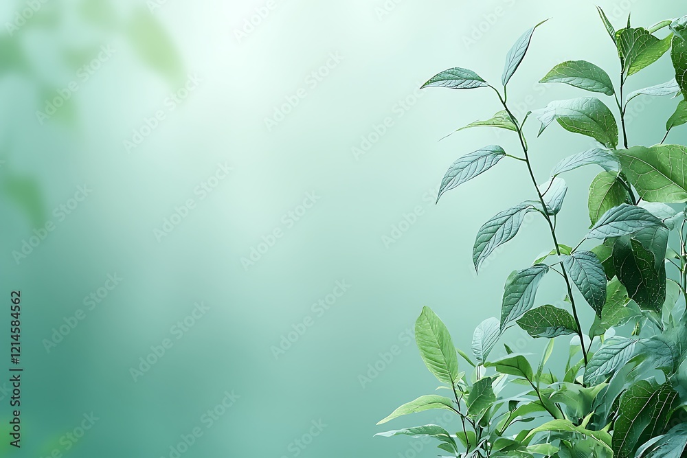 Nature background with floral elements lush environment serene viewpoint for relaxation Nature background with floral elements lush environment serene viewpoint for relaxation