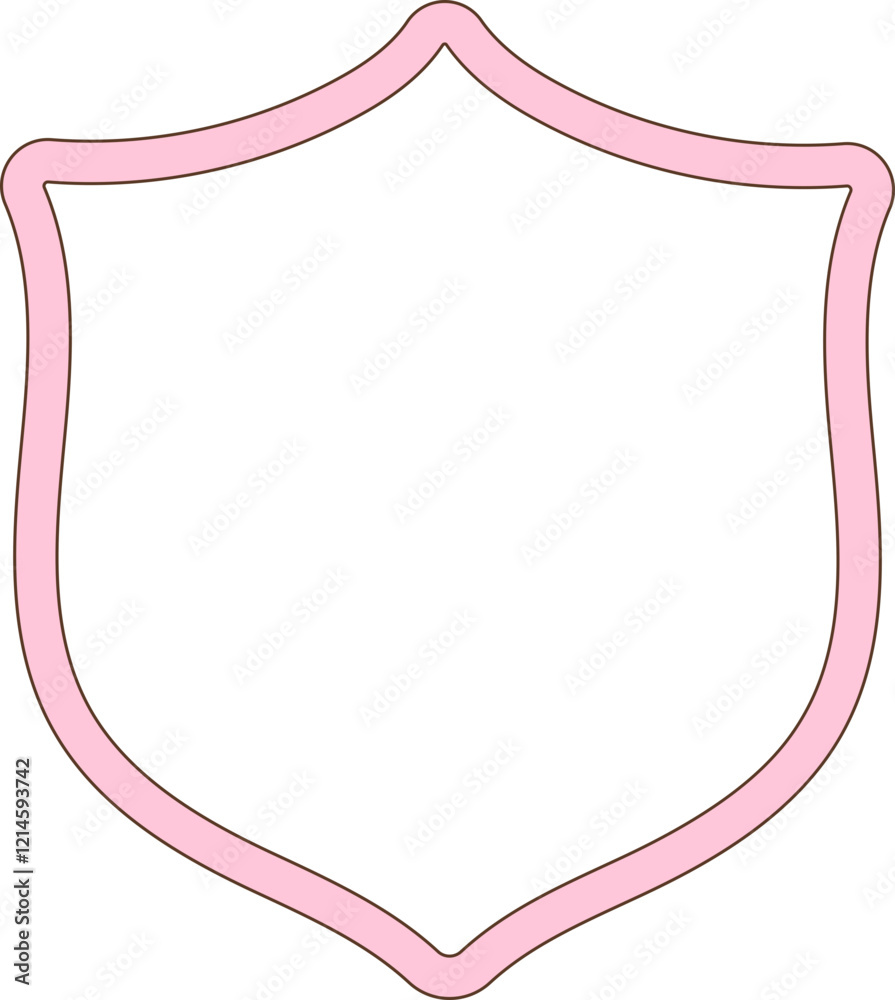 Pink Bow Crest Frame Pink Bow Crest Frame