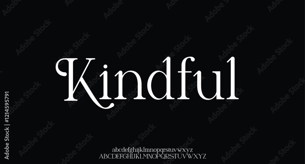 Modern luxury sharp serif alphabet display font vector. Elegant serif typography style
Modern luxury sharp serif alphabet display font vector. Elegant serif typography style