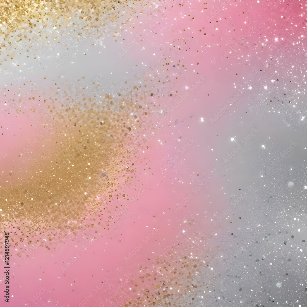 Fototapeta premium Glittery backgrounds in multiple colors gold silver