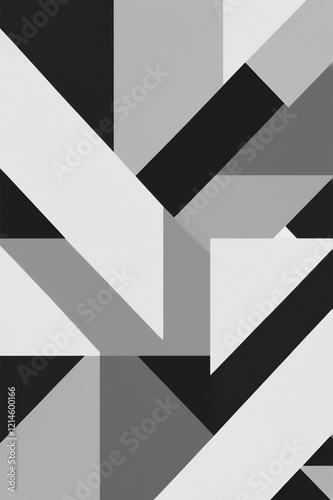 grey tile floor isolated Stock Photos Pictures & Royalty Abstract Geometric Pattern Lines Tessellation and Modern Art Aesthetic on White Background with Perspective View Stock Photos & Royalty Images