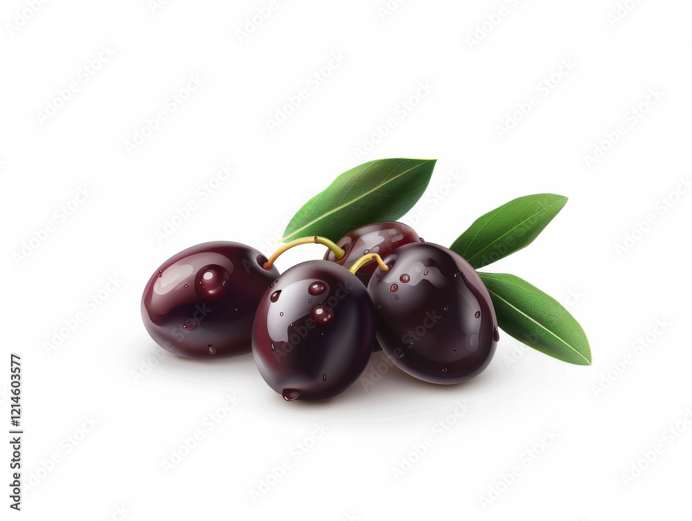 Fresh Olives – High-Quality Stock Image for Healthy Food and Mediterranean Projects