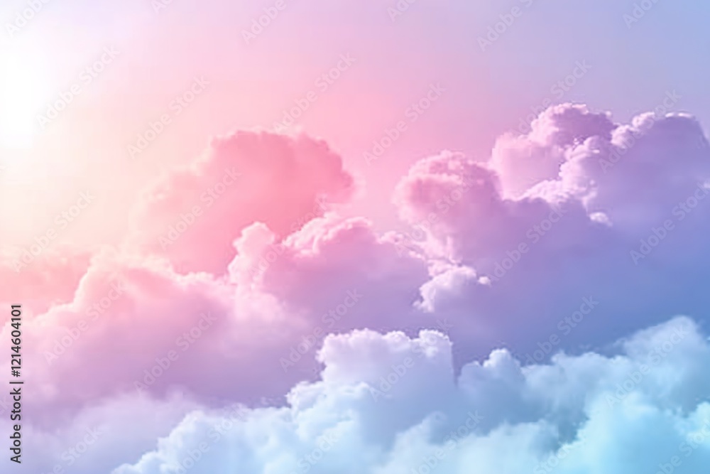 Fantasy pastel sky concept: dreamy colorful clouds on pastel sky. Ultimate aesthetics of light and shadow. Fantasy pastel sky concept: dreamy colorful clouds on pastel sky. Ultimate aesthetics of light and shadow.