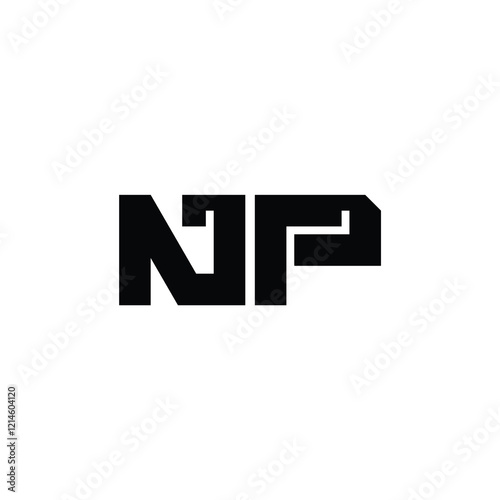 Free Download NP monogram logo design letter text name symbol monochrome logotype alphabet character simple logo - GFXLoad