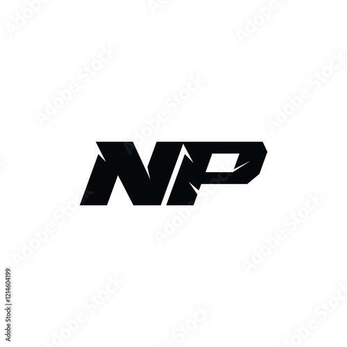 Free Download NP monogram logo design letter text name symbol monochrome logotype alphabet character simple logo - GFXLoad