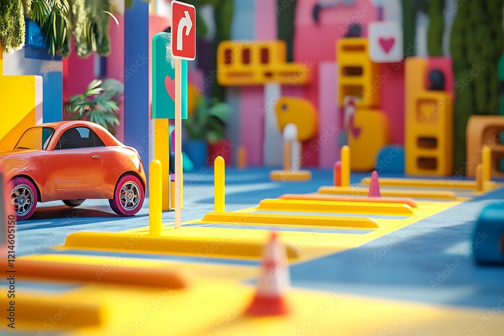 Obraz premium cars on the street