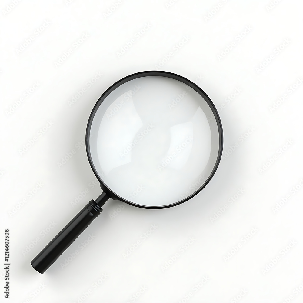 magnifying glass isolated on white magnifying glass isolated on white