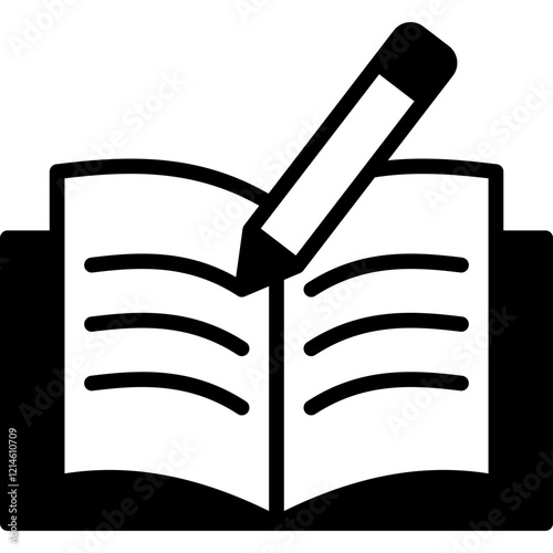 Writing mixed icon