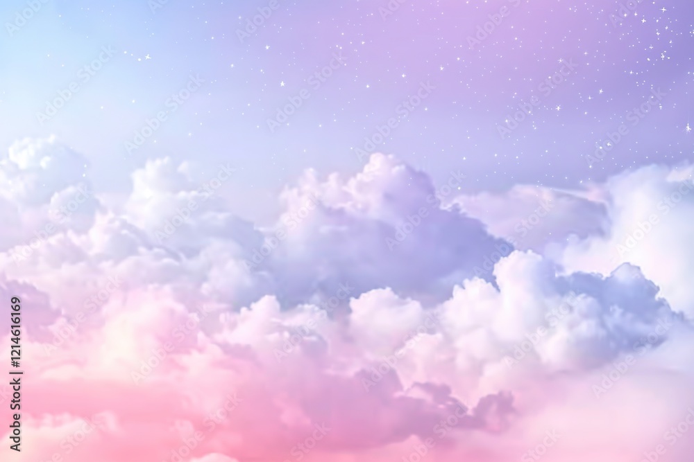 Fantasy pastel sky concept: dreamy colorful clouds on pastel sky. Ultimate aesthetics of light and shadow. Fantasy pastel sky concept: dreamy colorful clouds on pastel sky. Ultimate aesthetics of light and shadow.