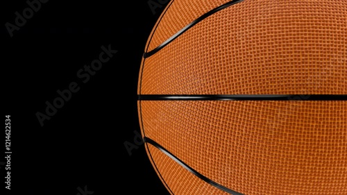 3d render of basket ball object sport