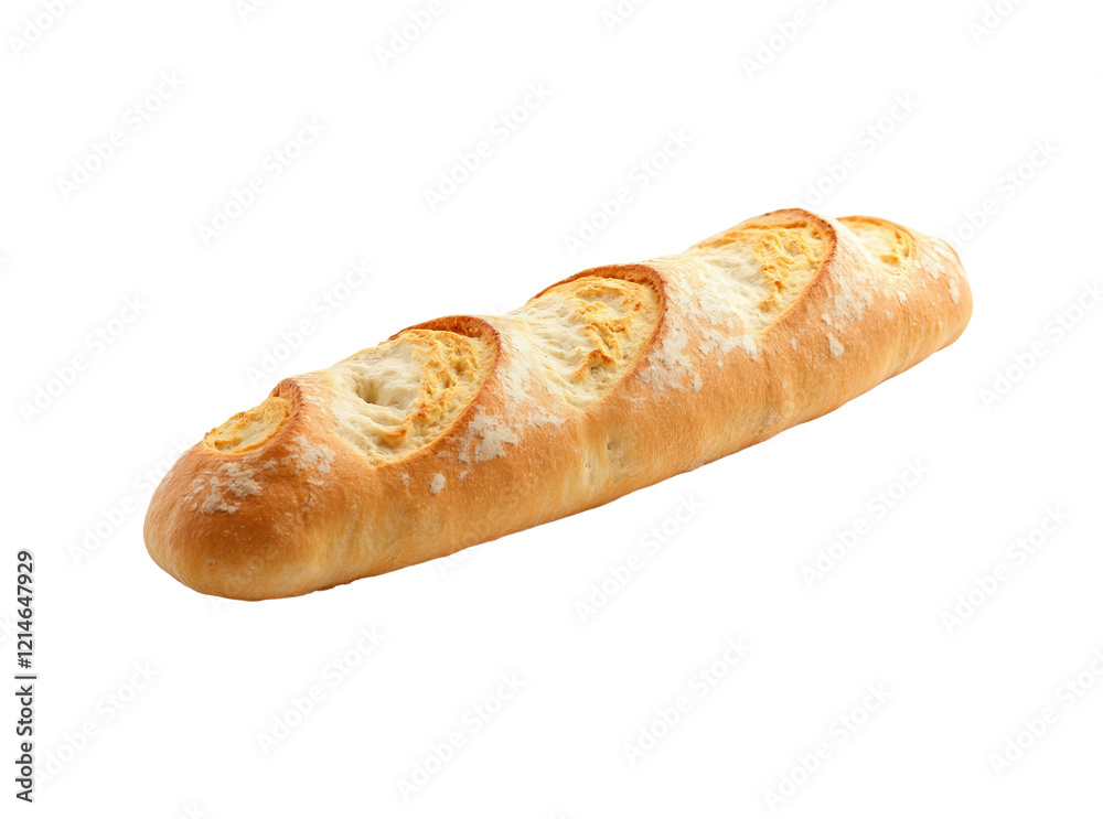 Freshly Baked Baguette: A close-up of a freshly baked baguette, its crusty exterior and soft interior promising a delightful taste. The golden hue of the bread, captured in sharp detail. Freshly Baked Baguette: A close-up of a freshly baked baguette, its crusty exterior and soft interior promising a delightful taste. The golden hue of the bread, captured in sharp detail.