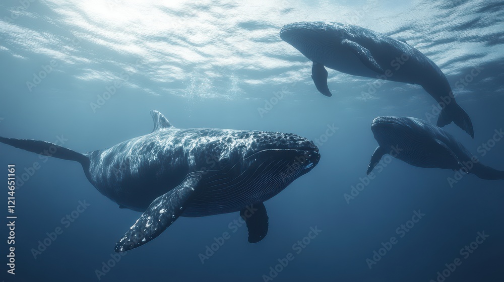 Fototapeta premium Pristine Underwater Conservation Environments in High Resolution