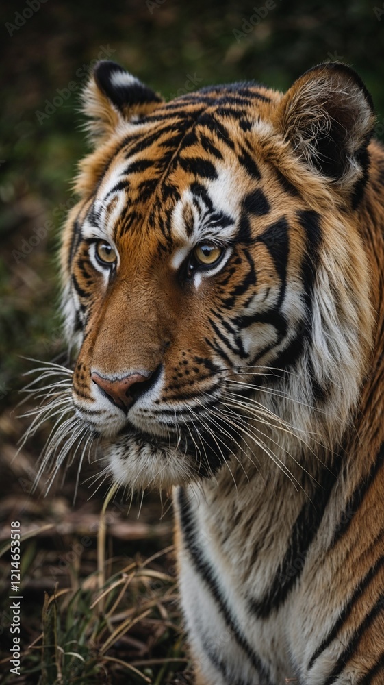Fototapeta premium tiger in zoo