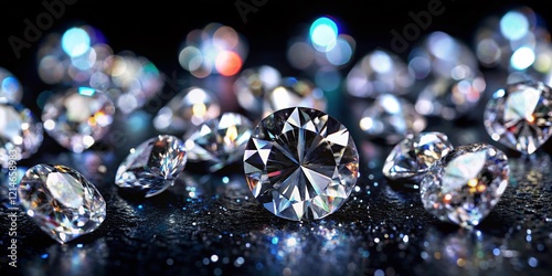 Sparkling Diamonds on Black Velvet: Luxury Jewelry Photography