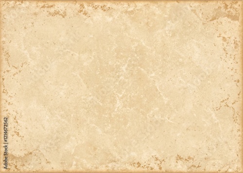 Aged brown paper texture with vintage grunge patterns evokes an antique parchment sheet. photo