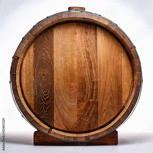 Wallpaper Mural lid of old wooden barrel with wine Torontodigital.ca