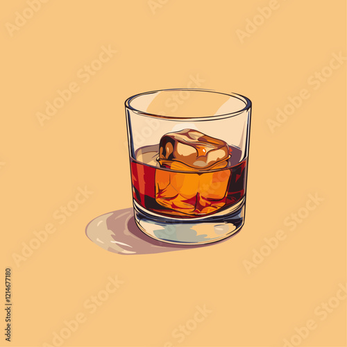 Wine glass logo flat vector design