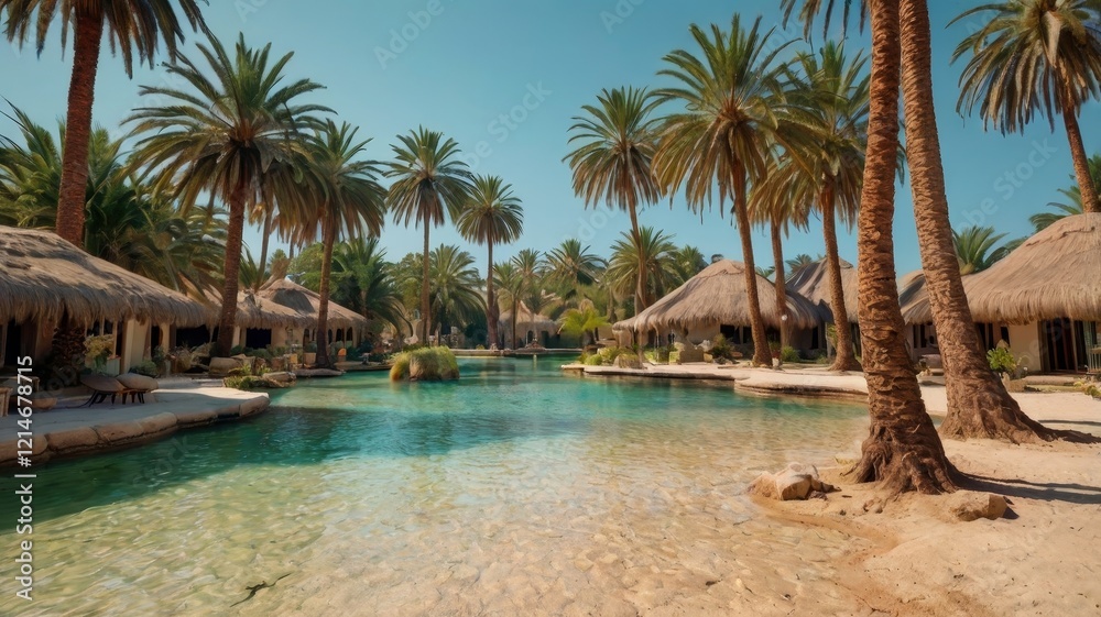 Fototapeta premium resort pool