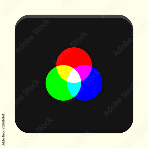 RGB app icon. The color spectrum icon