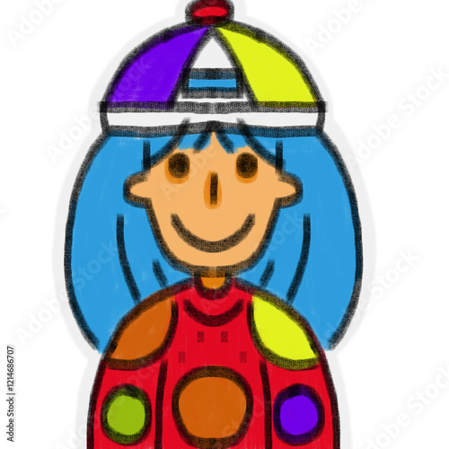 child with easter egg