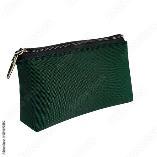 Eco-friendly green pouch for organizing essentials sustainable design modern lifestyle png