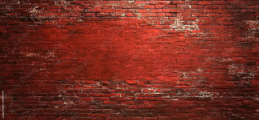 Obraz premium Dark Red Grunge Brick Wall Texture Background