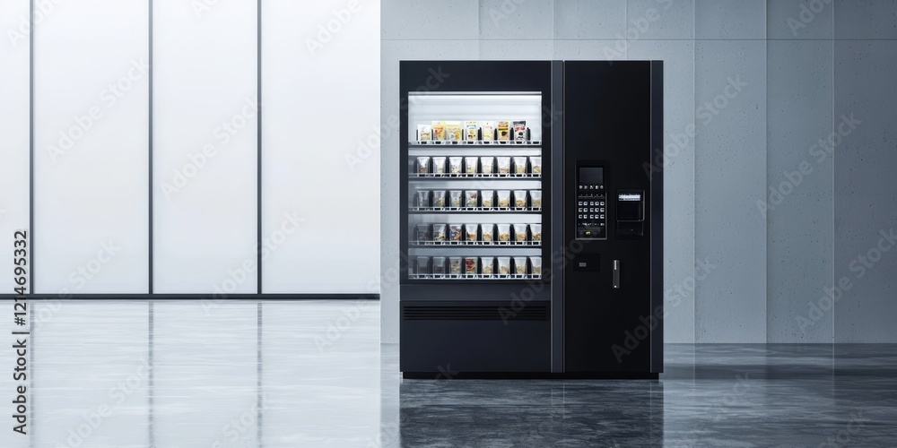 Modern Snack and Beverage Dispensing Concept Modern Snack and Beverage Dispensing Concept