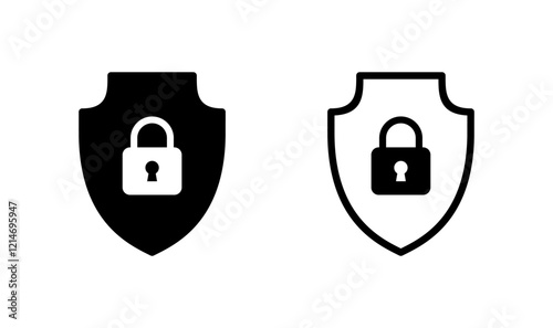 Security icon logo design. protection icon. privacy. vpn
